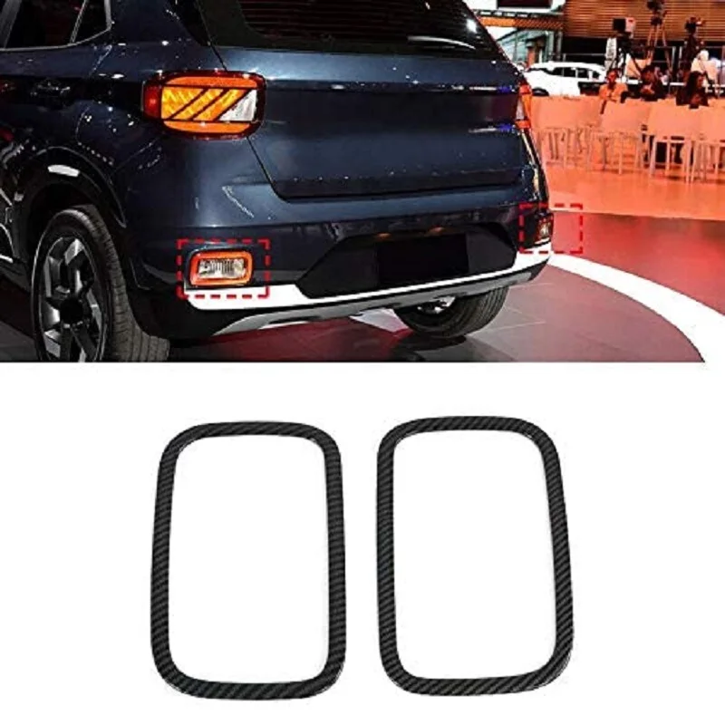 ABS Carbon Fiber Rear Fog Lights Cover Trim Auto Exterior Lamps Decor Covers For Hyundai Venue 2019-2020 Car Accessories Replace
ABS Carbon Fiber Rear Fog Lights Cover Trim Auto Exterior Lamps Decor Covers For Hyundai Venue 2019-2020 Car Accessories Replace
