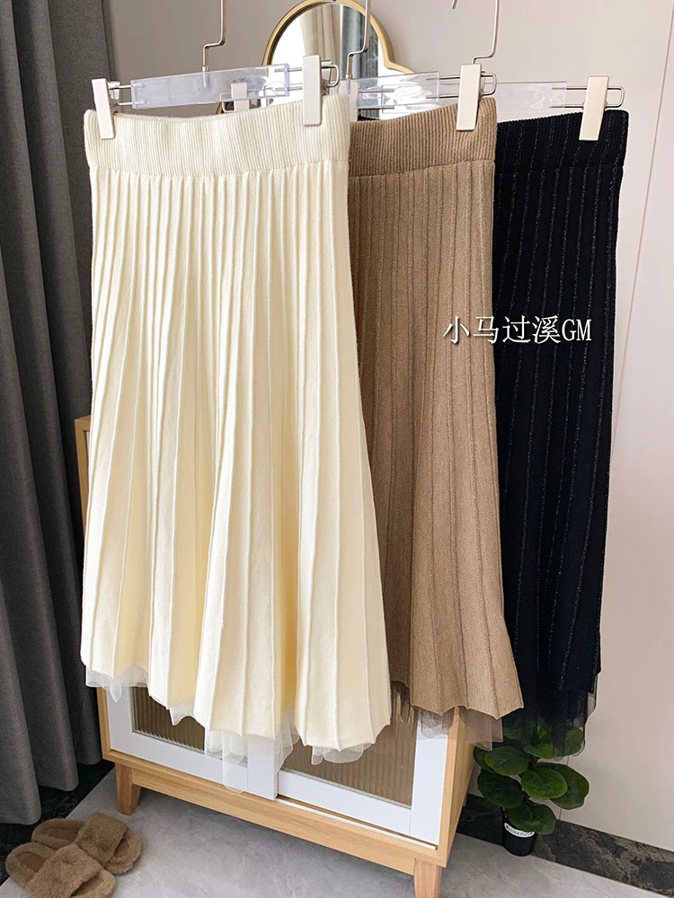 A-line High Waist Solid Color Women Irregular Clipping Midi Skirts 2022 Autumn Patchwork Lace Design Knit Dress Daily Office
A-line High Waist Solid Color Women Irregular Clipping Midi Skirts 2022 Autumn Patchwork Lace Design Knit Dress Daily Office