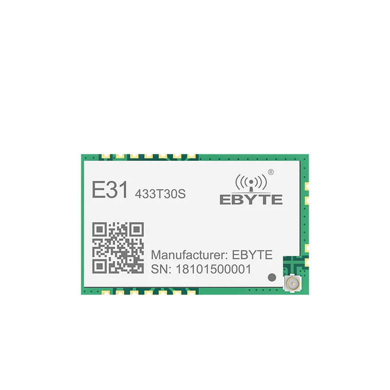 AX5243 433 МГц беспроводной приемник UART, модуль приемопередатчика 30 дБм, радиочастотный передатчик дальнего действия 8,6 км, 1 Вт, стандарт SMD
AX5243 433 МГц беспроводной приемник UART, модуль приемопередатчика 30 дБм, радиочастотный передатчик дальнего действия 8,6 км, 1 Вт, стандарт SMD
