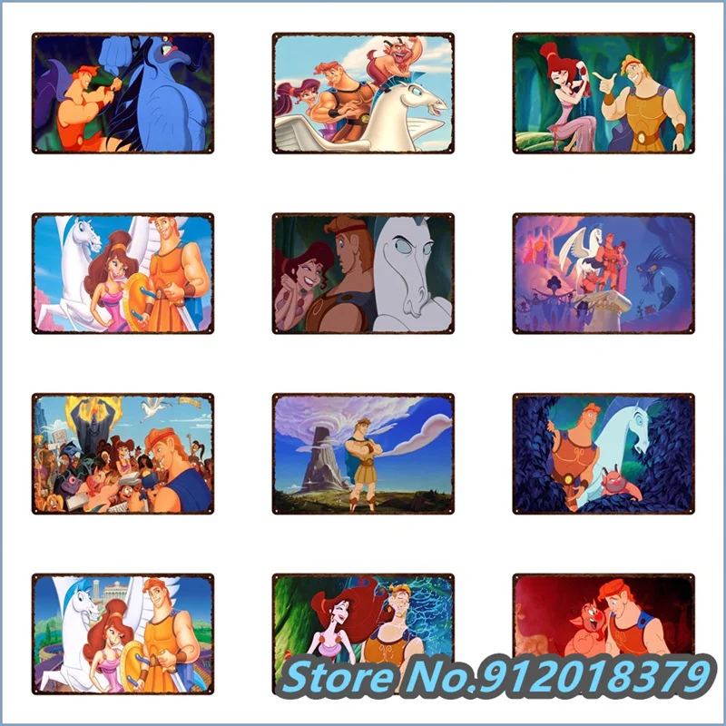 Metal Tin Sign Hercules Disney Tin Poster Iron Plates Cartoon Anime Hercules Metal Plaques Bar Club Cinema Decor 20X30
Metal Tin Sign Hercules Disney Tin Poster Iron Plates Cartoon Anime Hercules Metal Plaques Bar Club Cinema Decor 20X30