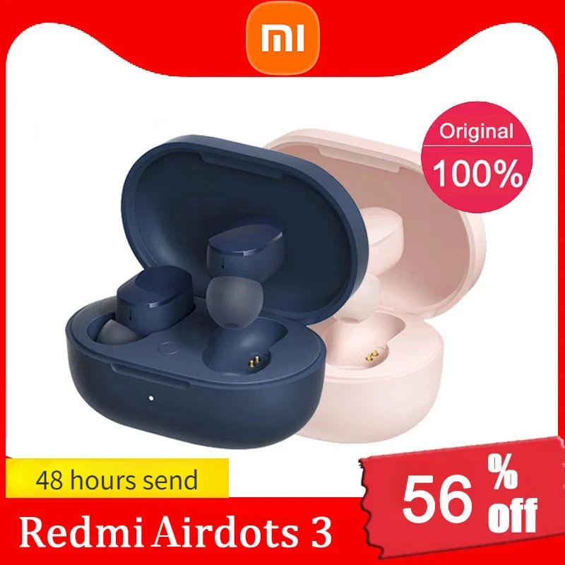 Original Xiaomi Redmi Airdots 3 Earphones Xiaomi True Wireless Bluetooth Headphones Air Dots Headset TWS Mi Earbuds Control
Original Xiaomi Redmi Airdots 3 Earphones Xiaomi True Wireless Bluetooth Headphones Air Dots Headset TWS Mi Earbuds Control