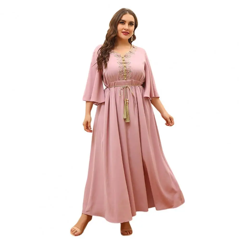 Comfortable Chic Traditional Solid Color Elegant Maxi Dress Plus Size Maxi Dress High-Waist Streetwear
Comfortable Chic Traditional Solid Color Elegant Maxi Dress Plus Size Maxi Dress High-Waist Streetwear