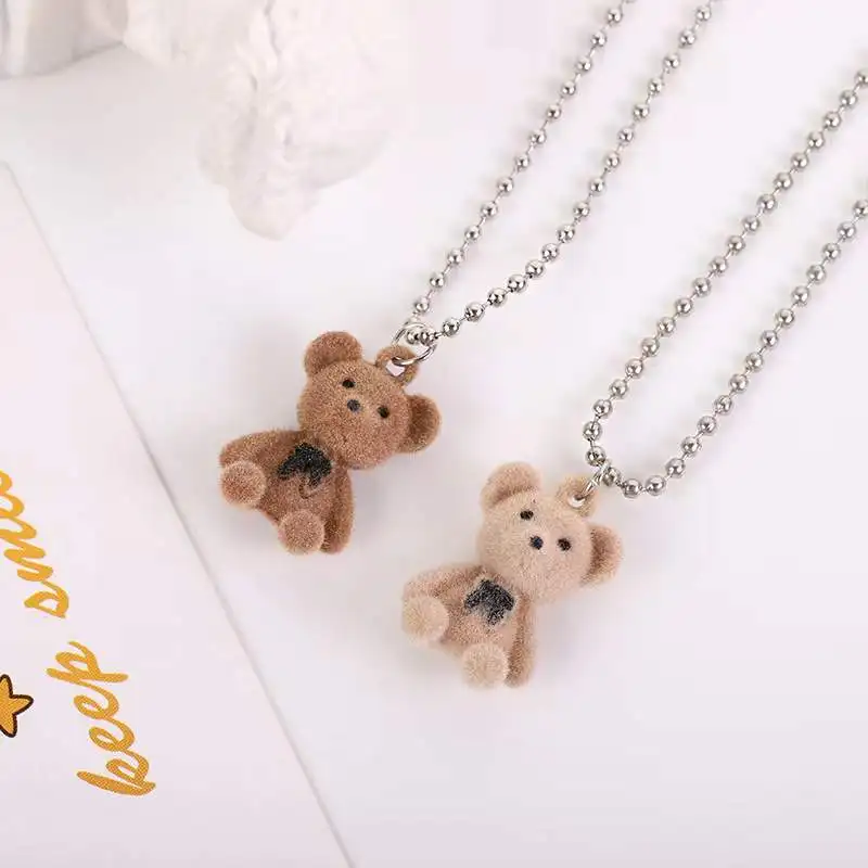 Cute Cartoon Bear Pendant Necklace Hip-hop Trend Neck Chain for Women Jewelry Accessories Birthday Gifts for Girls
Cute Cartoon Bear Pendant Necklace Hip-hop Trend Neck Chain for Women Jewelry Accessories Birthday Gifts for Girls