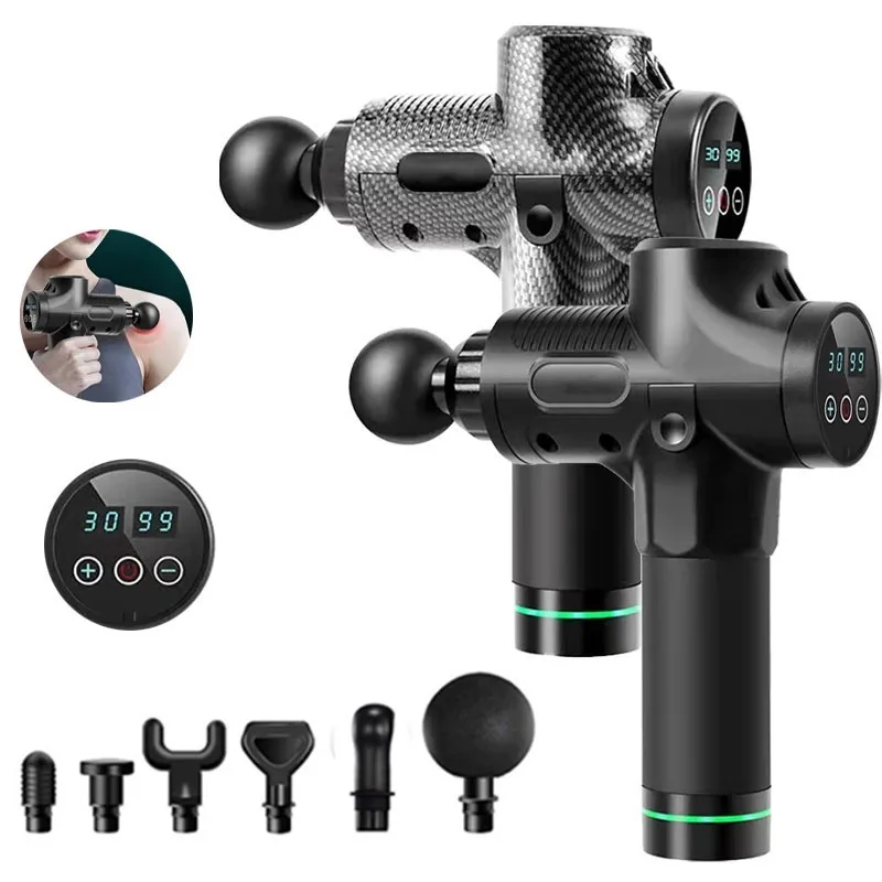 Массажный пистолет, высокочастотный Электрический аппарат для глубоких мышечных мышц с сенсорным ЖК-дисплеем для снятия боли в теле
Массажный пистолет, высокочастотный Электрический аппарат для глубоких мышечных мышц с сенсорным ЖК-дисплеем для снятия боли в теле