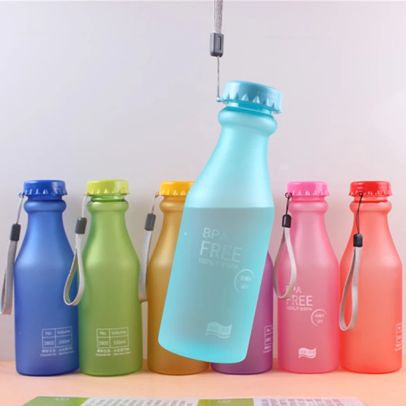550ML BAP FREE Water Bottle Unbreakable Frosted Sport Kettle Drinking Bottle Outdoor Portable Leak-proof Water Bottle with Rope
550ML BAP FREE Water Bottle Unbreakable Frosted Sport Kettle Drinking Bottle Outdoor Portable Leak-proof Water Bottle with Rope