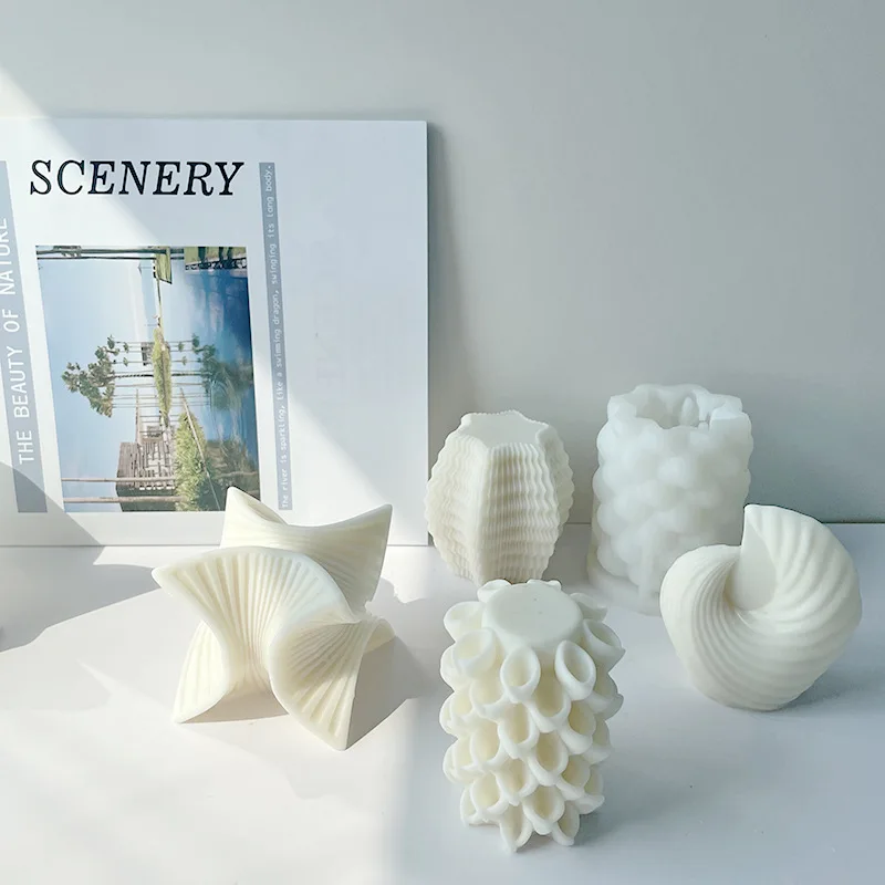 Geometric Shape Silicone Candle Molds DIY Scented Plaster Ornaments Handmade Soap Mold Candle Making Supplies Mould for Gypsum
Geometric Shape Silicone Candle Molds DIY Scented Plaster Ornaments Handmade Soap Mold Candle Making Supplies Mould for Gypsum