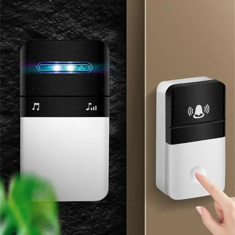Intelligent Wireless Doorbell Outdoor Waterproof Smart Home Door Bell EU/US/UK Plug 38 Chords LED Flashing Home Security Alarm
Intelligent Wireless Doorbell Outdoor Waterproof Smart Home Door Bell EU/US/UK Plug 38 Chords LED Flashing Home Security Alarm