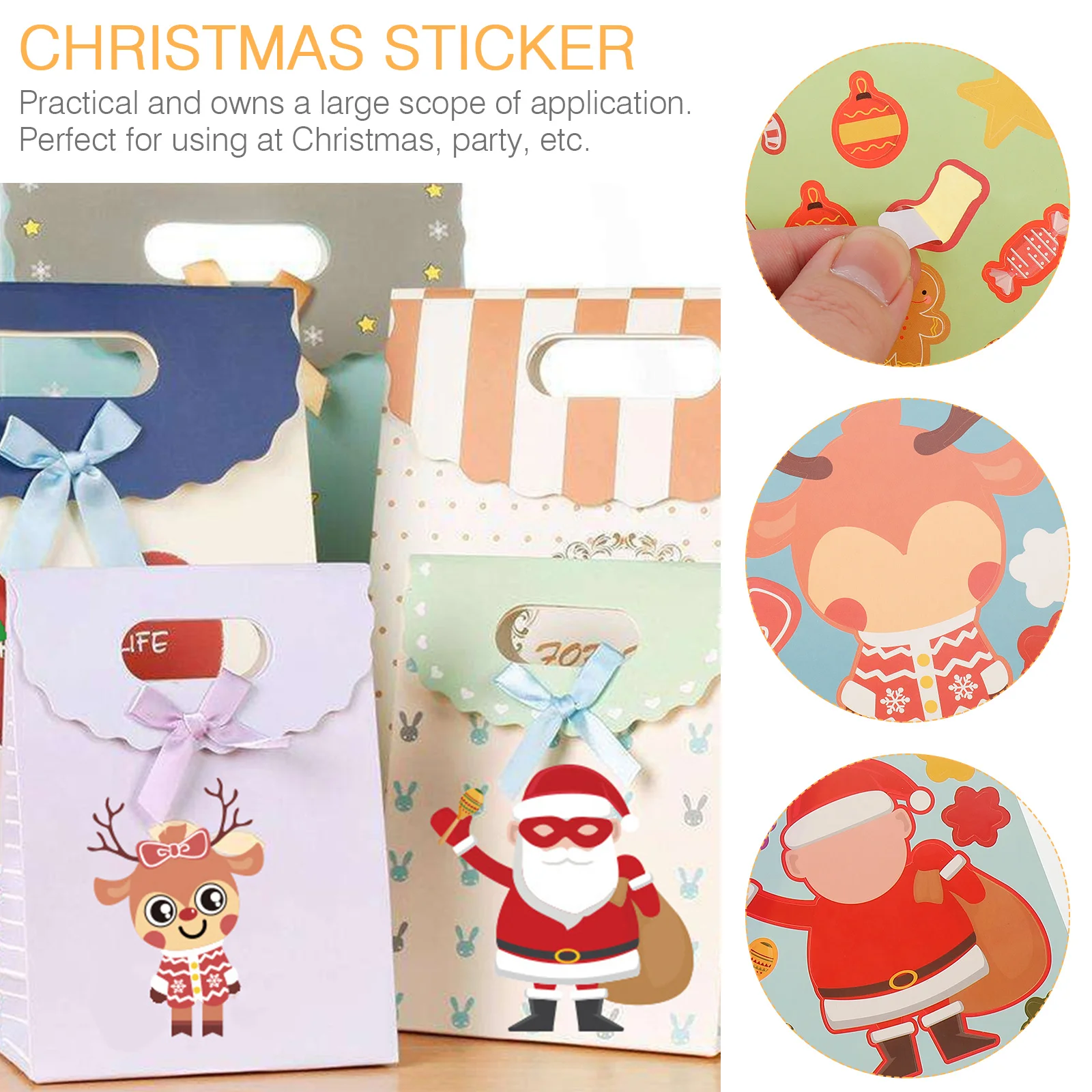 20 Sheets Removable Sticker Christmas Decor Christmas Sticker Xmas Themed Sticker for Boys
20 Sheets Removable Sticker Christmas Decor Christmas Sticker Xmas Themed Sticker for Boys