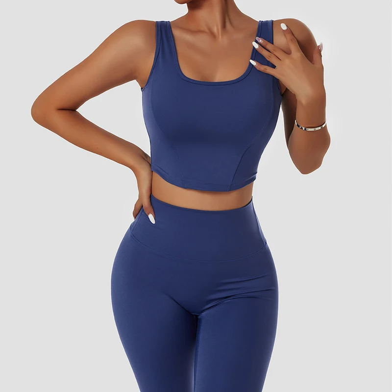 Yoga Sports Two Sets Gym Fitness Training Set For Women Beauty Back Push Up Bras High Waist Leggings Casual Workout Suits Female
Yoga Sports Two Sets Gym Fitness Training Set For Women Beauty Back Push Up Bras High Waist Leggings Casual Workout Suits Female