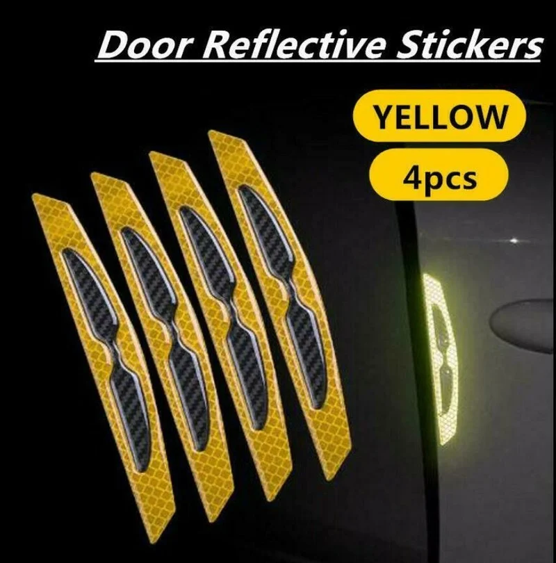 4PCS Yellow Car Door Edge Guard Reflective Sticker Tape Decal Safety Warning
4PCS Yellow Car Door Edge Guard Reflective Sticker Tape Decal Safety Warning