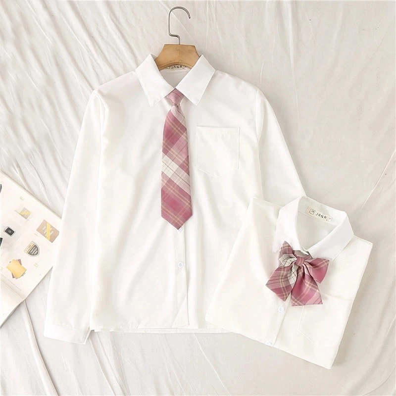 2022 Fashion White Women School Shirts Fashion JK Preppy Style Spring Japan Long Sleeve Girls Shirt Harajuku Necktie Ladies Tops
2022 Fashion White Women School Shirts Fashion JK Preppy Style Spring Japan Long Sleeve Girls Shirt Harajuku Necktie Ladies Tops