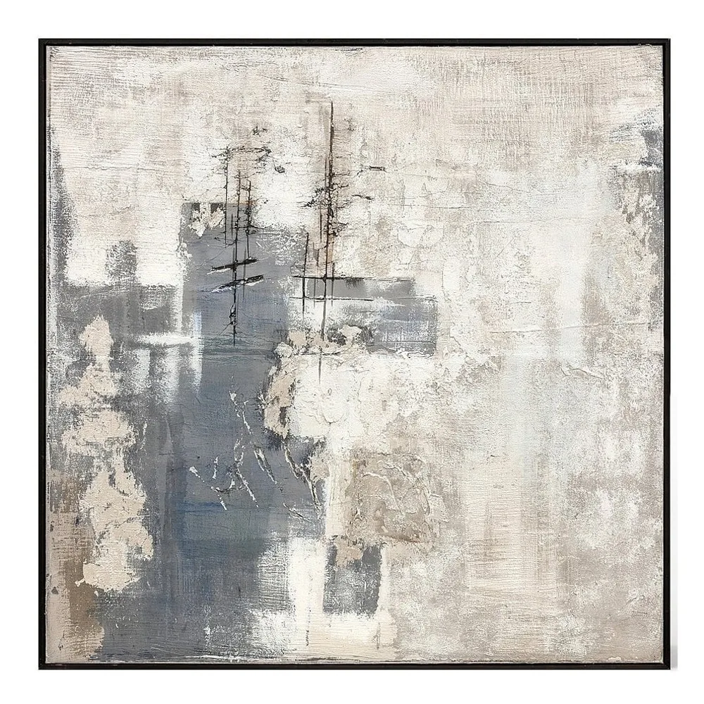 Bule Grey Oil Painting Handmade Canvas Decorative Mural Unframe Acrylic Hanging For Living Room Bedroom Wall Art
Bule Grey Oil Painting Handmade Canvas Decorative Mural Unframe Acrylic Hanging For Living Room Bedroom Wall Art
