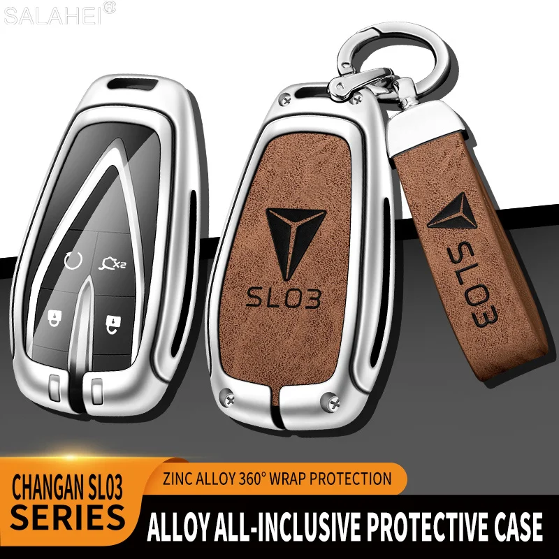 Zinc Alloy Car Smart Remote Key Fob Case Full Cover Protector Shell Bag Set For Changan Deepal SL03 Auto Interior Accessories
Zinc Alloy Car Smart Remote Key Fob Case Full Cover Protector Shell Bag Set For Changan Deepal SL03 Auto Interior Accessories