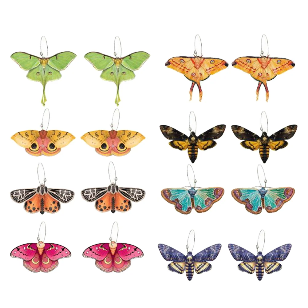 8 Pairs Jewelry Women Earrings Summer Dangle Colorful Bohe Studs Butterflies Bohemian Butterfly Moth
8 Pairs Jewelry Women Earrings Summer Dangle Colorful Bohe Studs Butterflies Bohemian Butterfly Moth