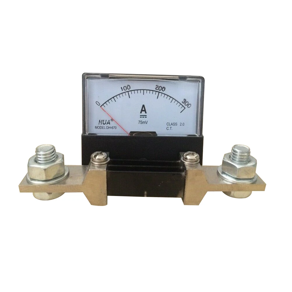 DH-670 DC100A Electrical Testing Analog Pointer Ammeter Gauge Shunt DC0-200A DC0-300A Amp Meter Electrical Instrument
DH-670 DC100A Electrical Testing Analog Pointer Ammeter Gauge Shunt DC0-200A DC0-300A Amp Meter Electrical Instrument