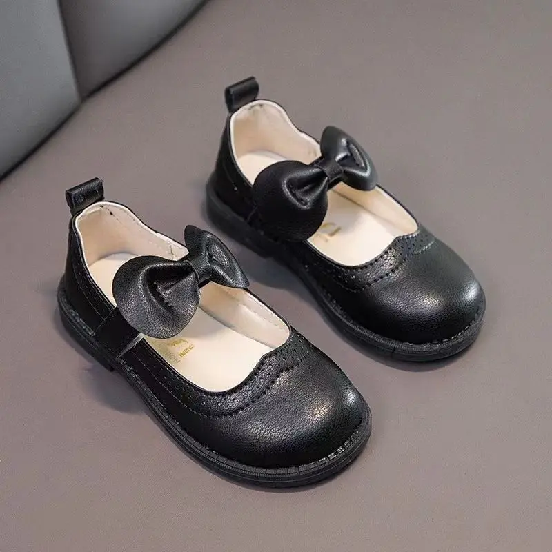 Cute Princess Shoes For Kids Fashion Dress Shoes Bowknot Toddler Flats Casual Children Leather Shoes Black Pink Girls Mary Janes
Cute Princess Shoes For Kids Fashion Dress Shoes Bowknot Toddler Flats Casual Children Leather Shoes Black Pink Girls Mary Janes