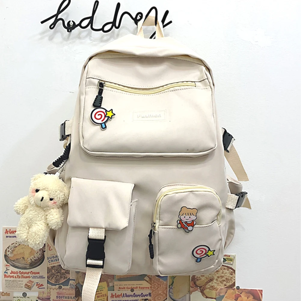 Backpack Women Pure Color Laptop Backpacks Cute Kawaii High School Bags for Teenage Girl Japanese Travel Backpack University Bag
Backpack Women Pure Color Laptop Backpacks Cute Kawaii High School Bags for Teenage Girl Japanese Travel Backpack University Bag