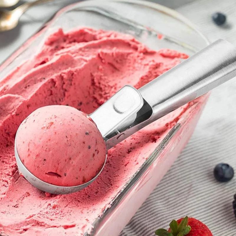2022 Summer New Stainless Steel Ice Cream Digger Kitchen Utensils Watermelon Cake Icecream Ball Scoop
2022 Summer New Stainless Steel Ice Cream Digger Kitchen Utensils Watermelon Cake Icecream Ball Scoop