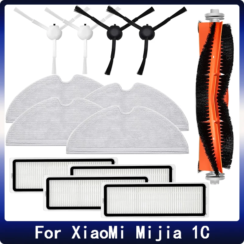 New Main Side Brush Hepa Filter Mop Cloth Accessories Xiaomi Mijia 1C 2C 1T STYTJ01ZHM MI Robotic Vacuum Cleaner Spare Parts 
New Main Side Brush Hepa Filter Mop Cloth Accessories Xiaomi Mijia 1C 2C 1T STYTJ01ZHM MI Robotic Vacuum Cleaner Spare Parts