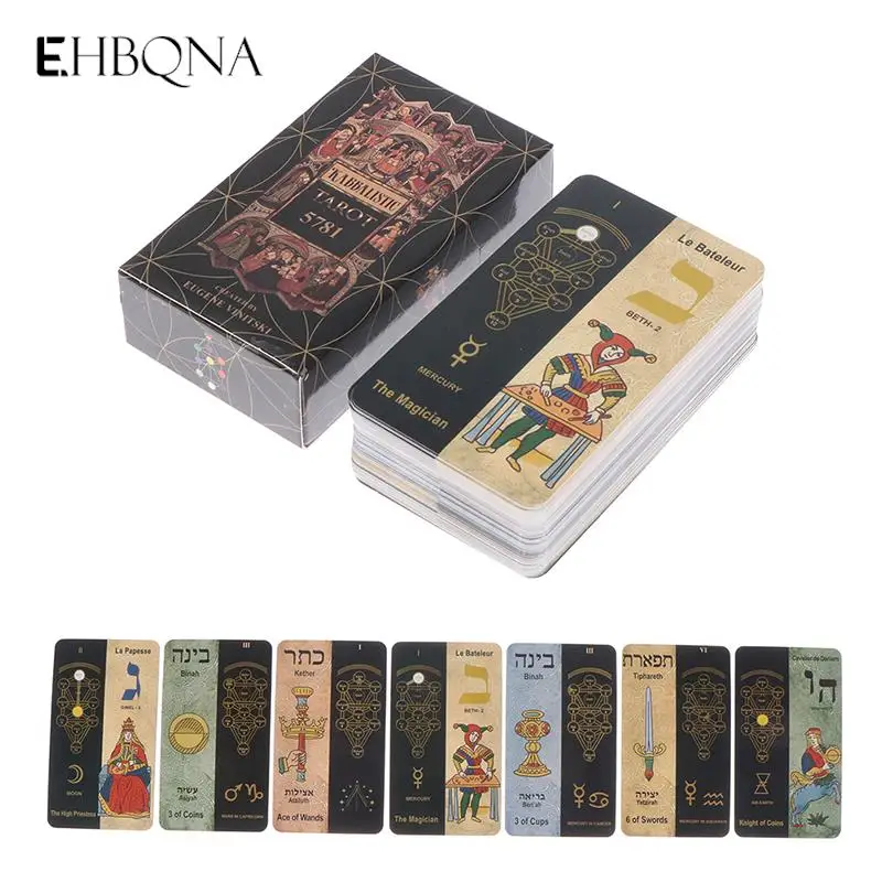 80Pcs Kabbalistics Tarot Card Fate Divination Family Party Paper Cards Game Tarot And A Variety Of Tarot Multiplayer Game Card
80Pcs Kabbalistics Tarot Card Fate Divination Family Party Paper Cards Game Tarot And A Variety Of Tarot Multiplayer Game Card