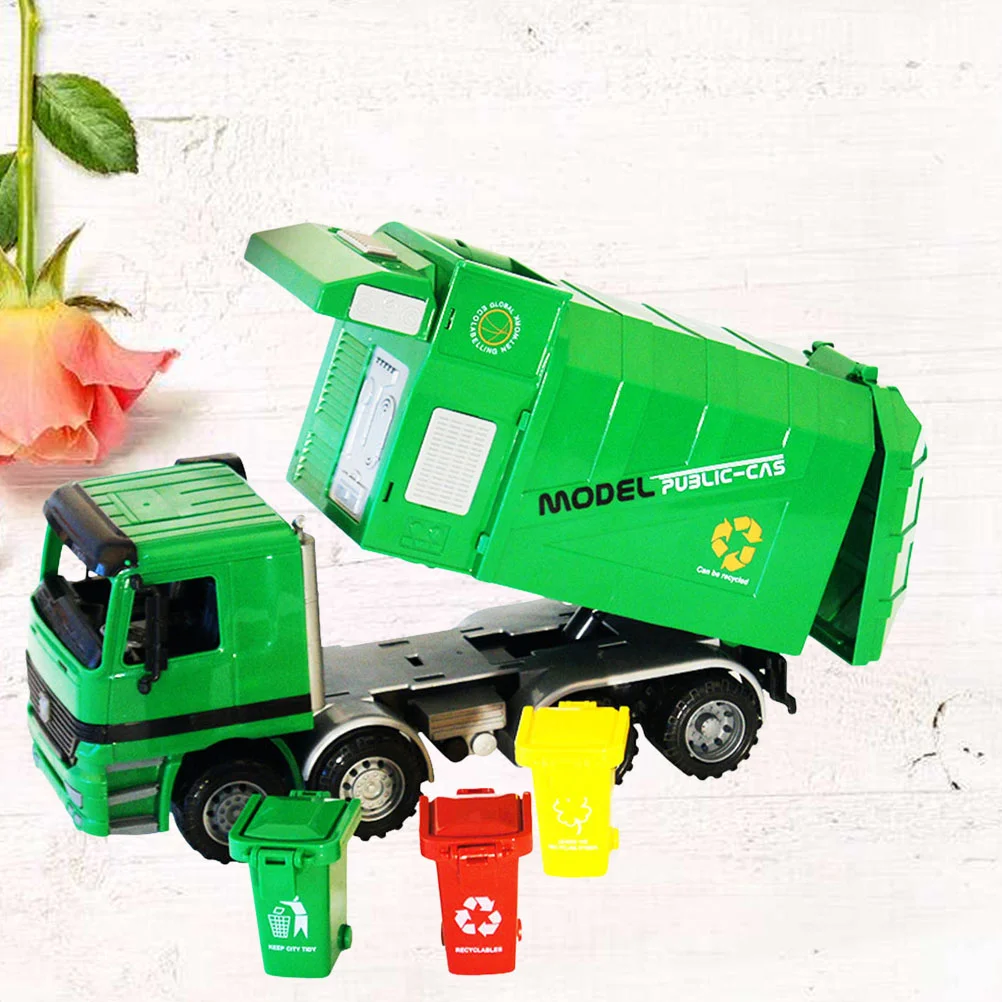 Truck Garbage Toy Car Trash Model Toys Kids Trucks Sanitation Withcans Recycling Management Friction Green Waste Party Birthday
Truck Garbage Toy Car Trash Model Toys Kids Trucks Sanitation Withcans Recycling Management Friction Green Waste Party Birthday