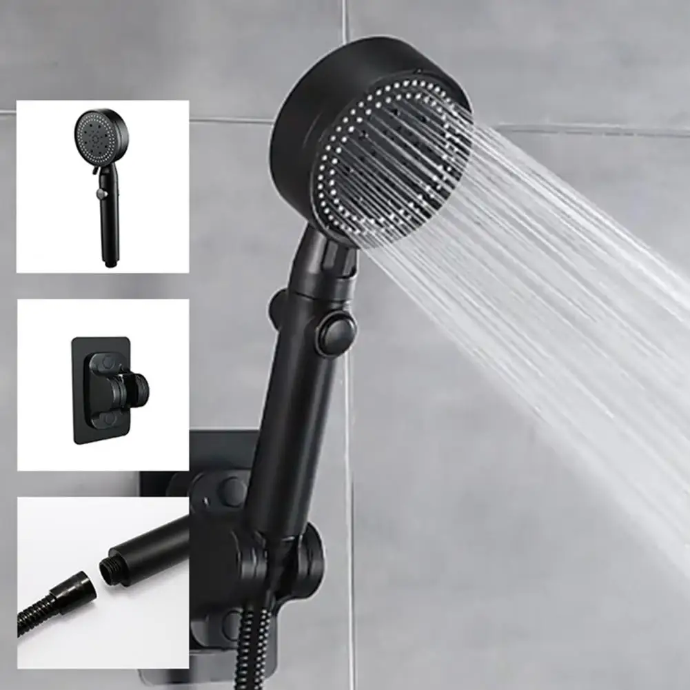 Pressurized Spray Head Ergonomic Handgrip Water Saving Five-range Adjustable Handheld Shower Spraying Nozzle Washroom Supplies
Pressurized Spray Head Ergonomic Handgrip Water Saving Five-range Adjustable Handheld Shower Spraying Nozzle Washroom Supplies