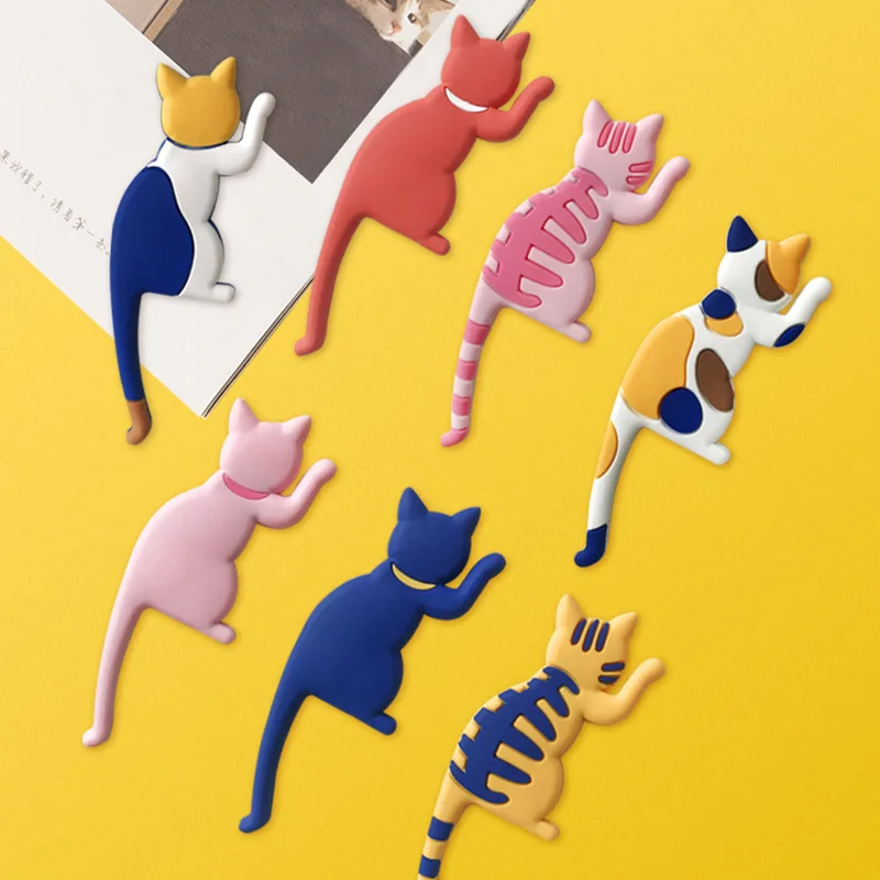 1PC Cute Animal Fridge Sticker Cat Magnetic Hooks Removable Refrigerator Message Magnet Coat Hanger Key Holder Storage Hook
1PC Cute Animal Fridge Sticker Cat Magnetic Hooks Removable Refrigerator Message Magnet Coat Hanger Key Holder Storage Hook