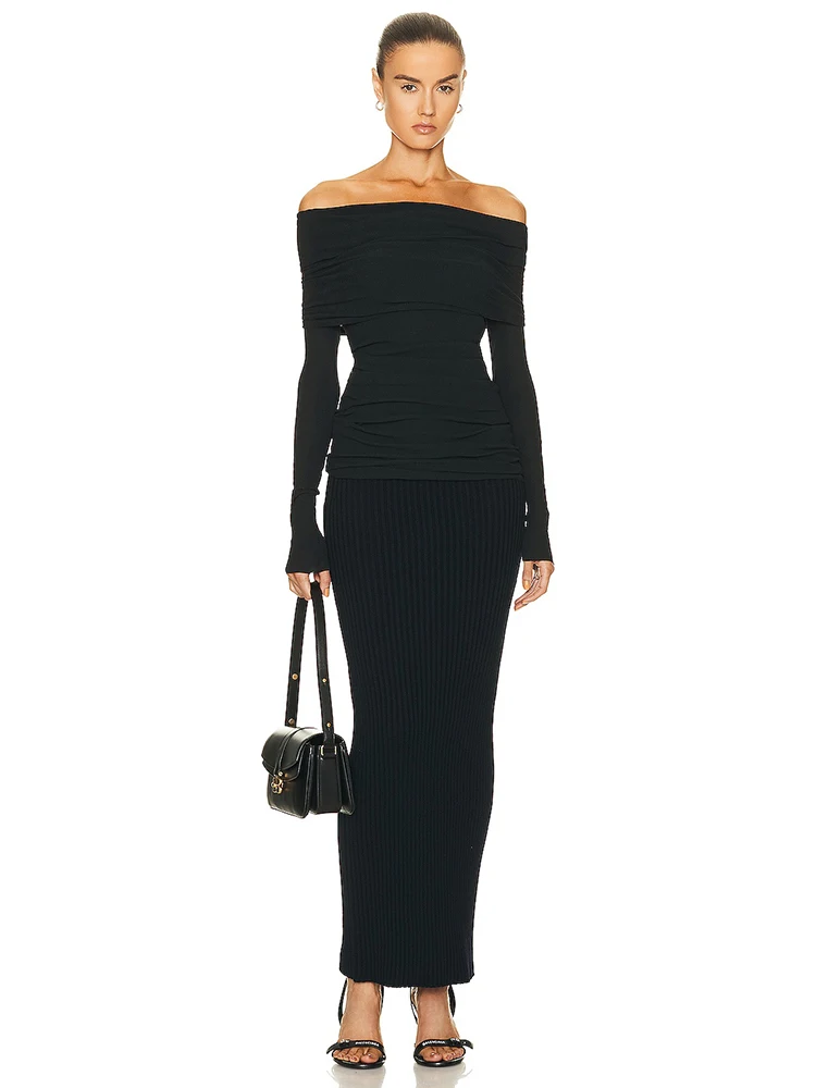 Autumn and winter new light luxury super fine knit pullover top one shoulder waist slimming sexy y2k women 2022 dress jackets
Autumn and winter new light luxury super fine knit pullover top one shoulder waist slimming sexy y2k women 2022 dress jackets