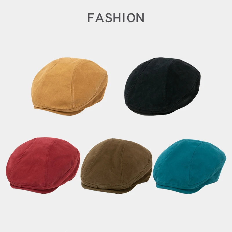Retro Men Women Casual Beret Hat New Fashion Solid Color Flat Cap Newsboy Style Gatsby Hat Adjustable Breathable Caps
Retro Men Women Casual Beret Hat New Fashion Solid Color Flat Cap Newsboy Style Gatsby Hat Adjustable Breathable Caps