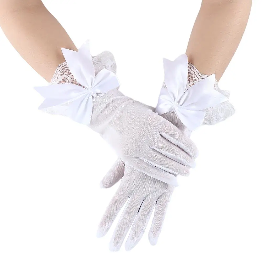Women Black White Parties Wrist Gloves Cosplay Accessories Lace Gloves Large Bownot Mesh Gloves Bride Mittens
Women Black White Parties Wrist Gloves Cosplay Accessories Lace Gloves Large Bownot Mesh Gloves Bride Mittens