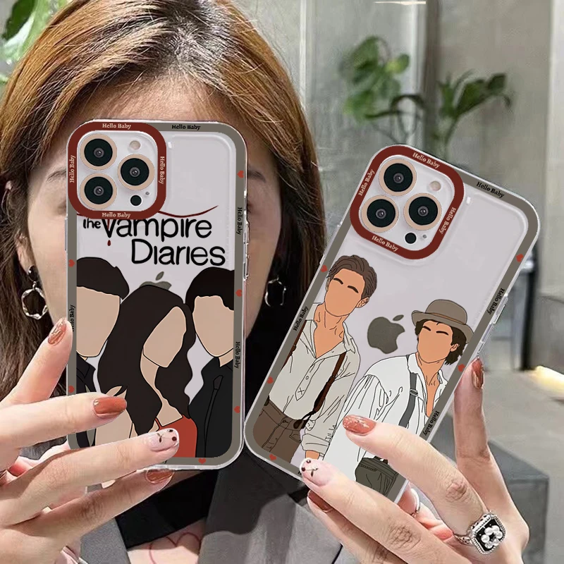 Vampire Diaries Phone Case For iPhone 11 12 13 14 Mini Pro Max XR X XS TPU Clear Case For 8 7 6 Plus SE 2020
Vampire Diaries Phone Case For iPhone 11 12 13 14 Mini Pro Max XR X XS TPU Clear Case For 8 7 6 Plus SE 2020