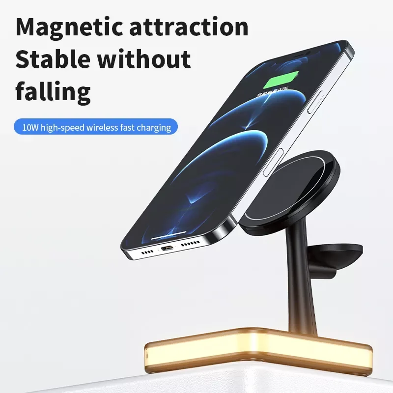Magnetic Wireless Charger Stand Dock For iPhone 13 12 Pro Max Mini Apple iWatch 7 Airpods PD QC3.0 USB Fast Charging Station
Magnetic Wireless Charger Stand Dock For iPhone 13 12 Pro Max Mini Apple iWatch 7 Airpods PD QC3.0 USB Fast Charging Station