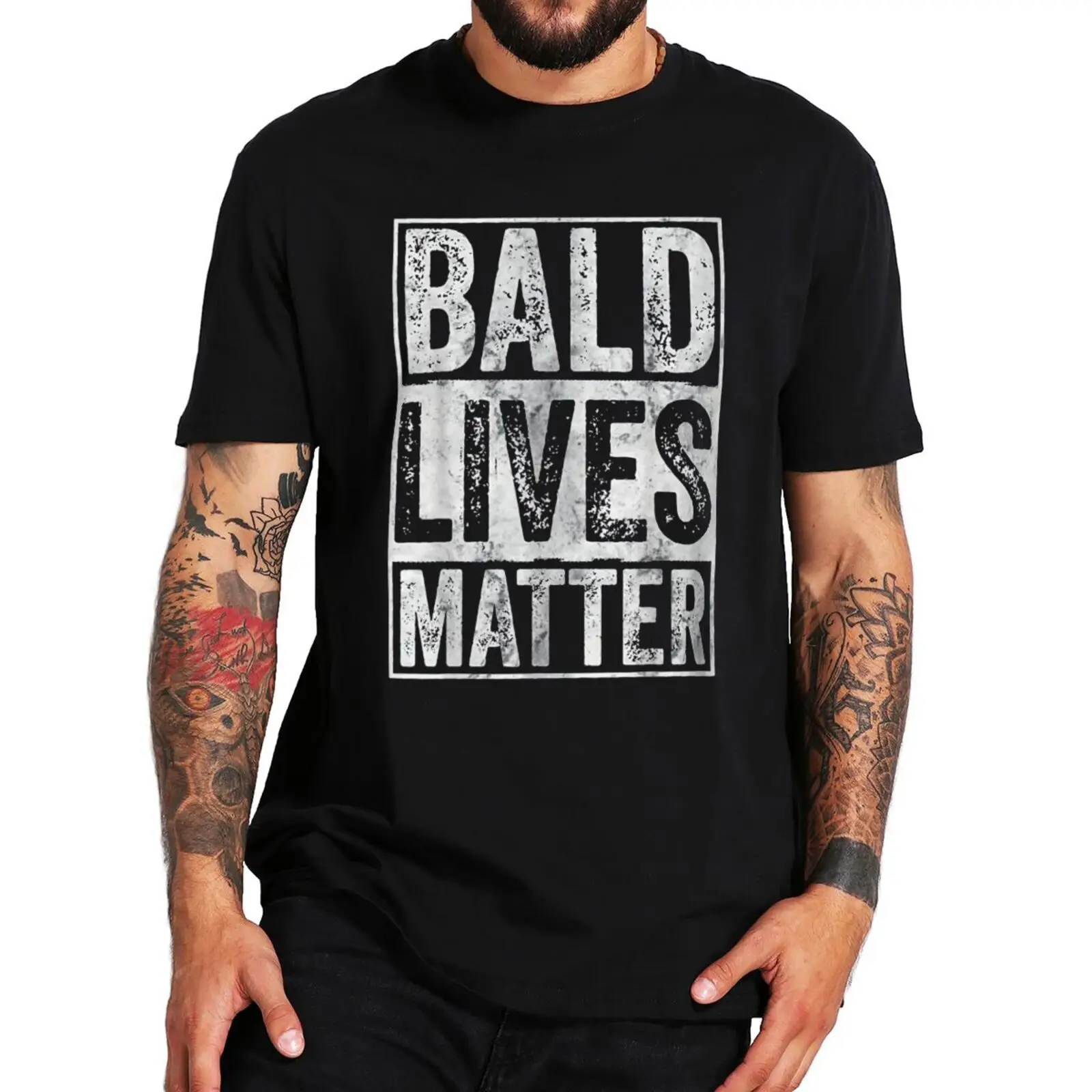 Man Bald Lives Matter T Shirt Funny Sayings Bald Head Joke Gifts Vintage Men Tshirt Summer Cotton O-neck Casual EU Size T-shirt
Man Bald Lives Matter T Shirt Funny Sayings Bald Head Joke Gifts Vintage Men Tshirt Summer Cotton O-neck Casual EU Size T-shirt