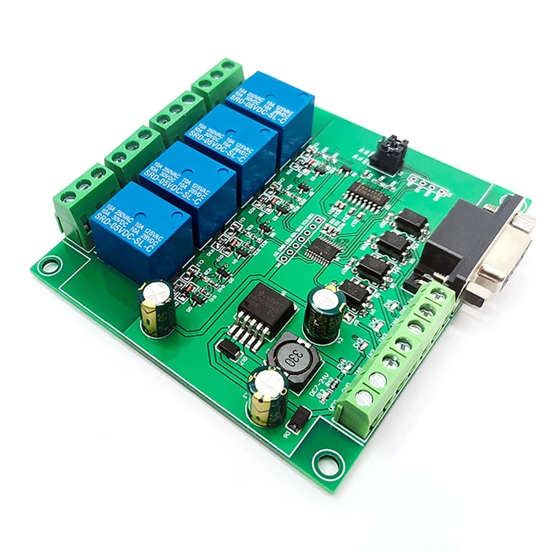 4-канальный модуль реле Modbus RTU постоянного тока 7-24 В, с поддержкой интерфейса RS232/TTL UART, модуль реле Modbus RS232
4-канальный модуль реле Modbus RTU постоянного тока 7-24 В, с поддержкой интерфейса RS232/TTL UART, модуль реле Modbus RS232