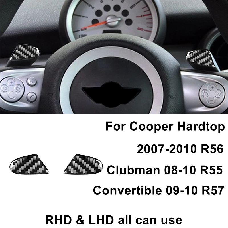 Carbon Fiber Stickers Steering Wheel Shif Paddles Styling Accessories For Mini Cooper Hardtop R56 Clubman R55 Convertible R57
Carbon Fiber Stickers Steering Wheel Shif Paddles Styling Accessories For Mini Cooper Hardtop R56 Clubman R55 Convertible R57