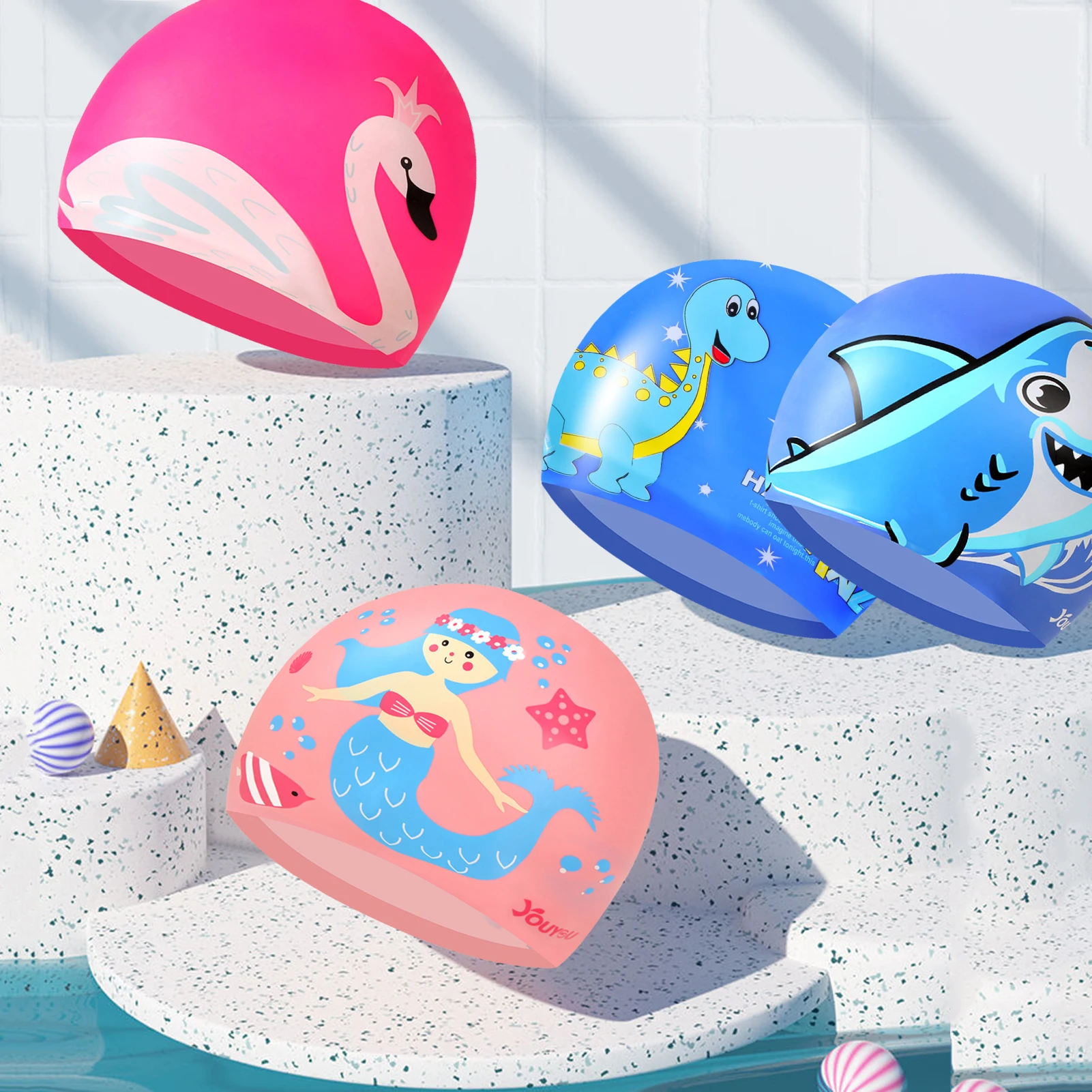 Silicone Swimming Hats Kids Swim Cap Cartoon Swim Bath Caps Ergonomic Swimming Caps Elastic Swim Pool For Kids Girls Boys Youth
Silicone Swimming Hats Kids Swim Cap Cartoon Swim Bath Caps Ergonomic Swimming Caps Elastic Swim Pool For Kids Girls Boys Youth