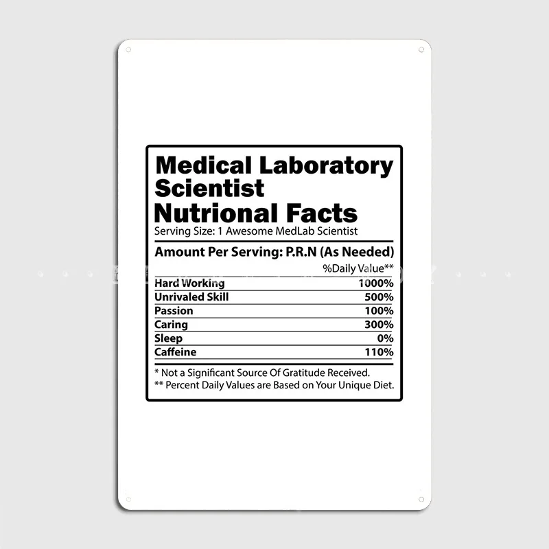 Medical Lab Scientist Gift Metal Sign Wall Mural Wall Personalized Poster Tin Sign Poster
Medical Lab Scientist Gift Metal Sign Wall Mural Wall Personalized Poster Tin Sign Poster