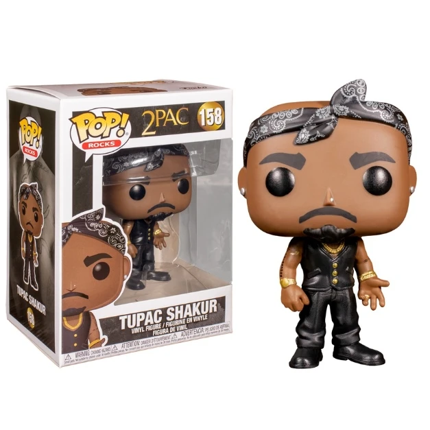 Экшн-фигурки Funko POP 2 Тупак Шакур 158 # 19 Коллекция Ограниченная серия модели игрушки