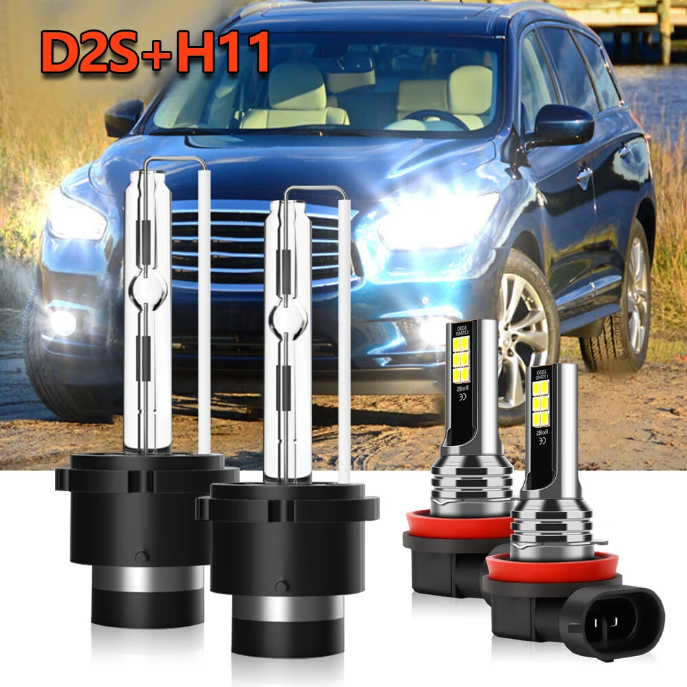 Roadsun HID фары дальнего ближнего света D2S + H11 Светодиодный Противотуманные светильник лампы для Infiniti QX60 2014 2015 2016 2017 замена лампы
Roadsun HID фары дальнего ближнего света D2S + H11 Светодиодный Противотуманные светильник лампы для Infiniti QX60 2014 2015 2016 2017 замена лампы