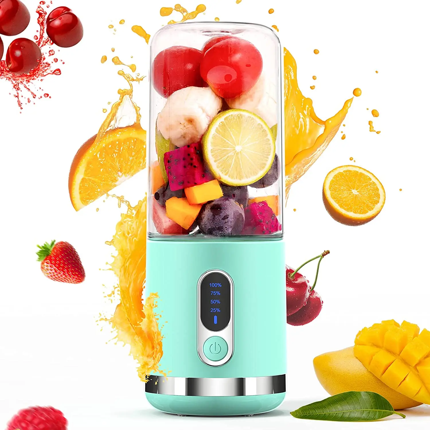 Portable Blender, Personal Size Blender for Shakes and Smoothies Mini Smoothie Blender Mixer with 6 3D Blades and LED Display Ju
Portable Blender, Personal Size Blender for Shakes and Smoothies Mini Smoothie Blender Mixer with 6 3D Blades and LED Display Ju