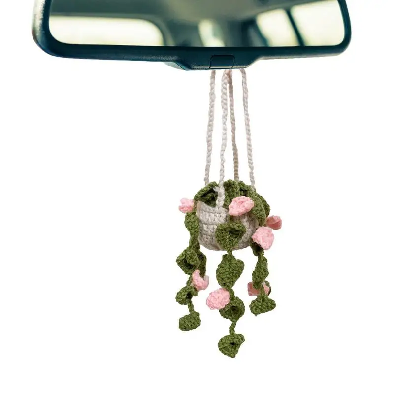 Crochet Car Mirror Accessories Length Adjustable Spider Ivy Woven Pendant Hand Woven Decoration For Rear View Mirror Cute
Crochet Car Mirror Accessories Length Adjustable Spider Ivy Woven Pendant Hand Woven Decoration For Rear View Mirror Cute