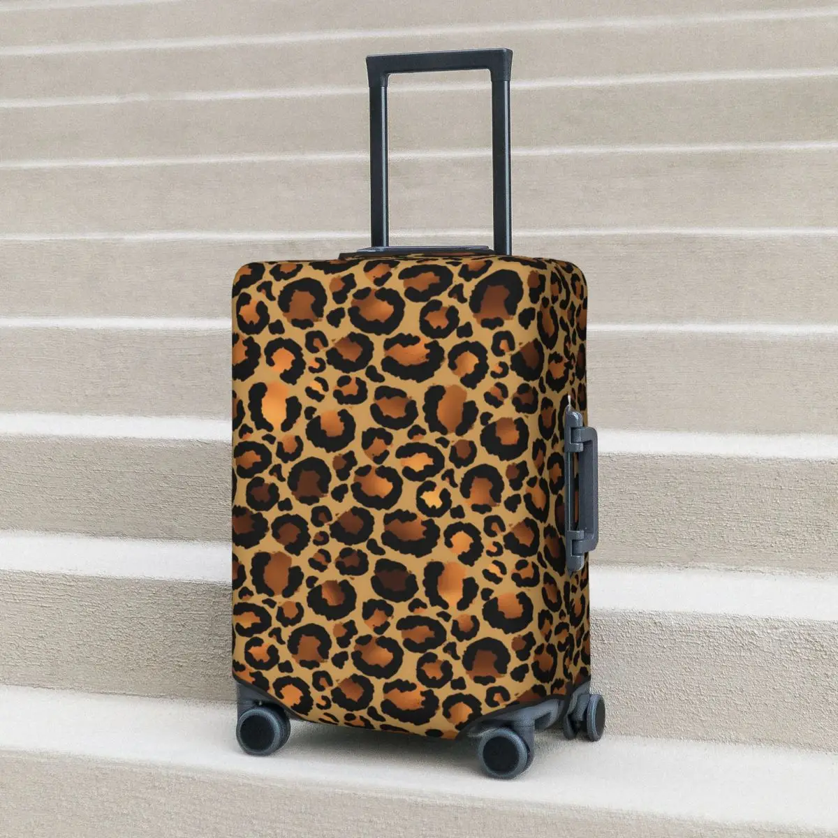 Brown Leopard Spots Suitcase Cover Wild Animal Print Travel Protector Flight Strectch Luggage Accesories
Brown Leopard Spots Suitcase Cover Wild Animal Print Travel Protector Flight Strectch Luggage Accesories