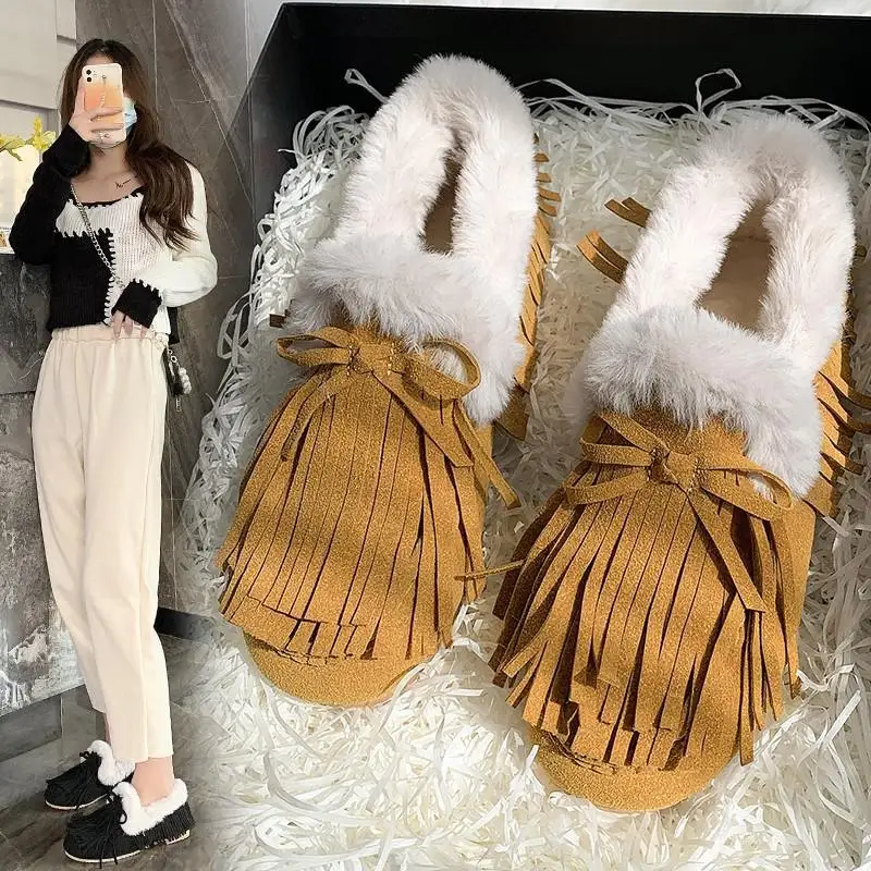 Лоферы женские с бахромой, меховые, плоская подошва, круглый носок, Нескользящие, короткая плюшевая теплая удобная обувь, зима 2021
Лоферы женские с бахромой, меховые, плоская подошва, круглый носок, Нескользящие, короткая плюшевая теплая удобная обувь, зима 2021