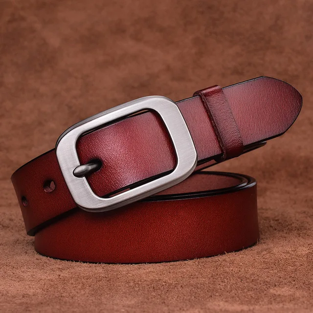 100% Genuine Leather Women's Belts for Women Luxury Brand Design Fashion Casual Retro High Quality Cow Skin Belt Woman
100% Genuine Leather Women's Belts for Women Luxury Brand Design Fashion Casual Retro High Quality Cow Skin Belt Woman
