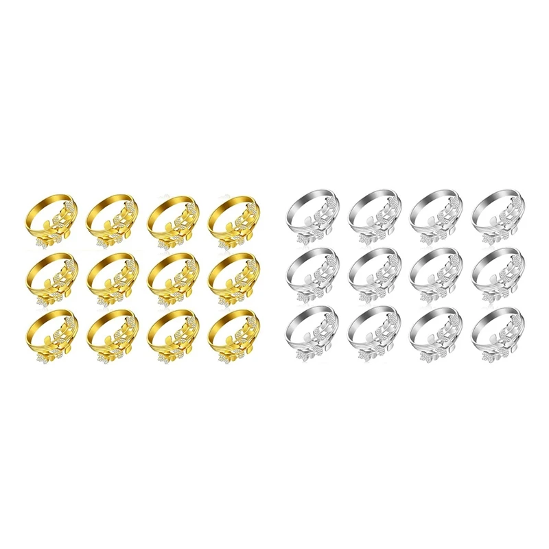 12 Pcs Leaf Napkin Ring Christmas Napkin Ring Buckle Rhinestone Napkin Holder Wedding Holiday Dinner Party Decor
12 Pcs Leaf Napkin Ring Christmas Napkin Ring Buckle Rhinestone Napkin Holder Wedding Holiday Dinner Party Decor