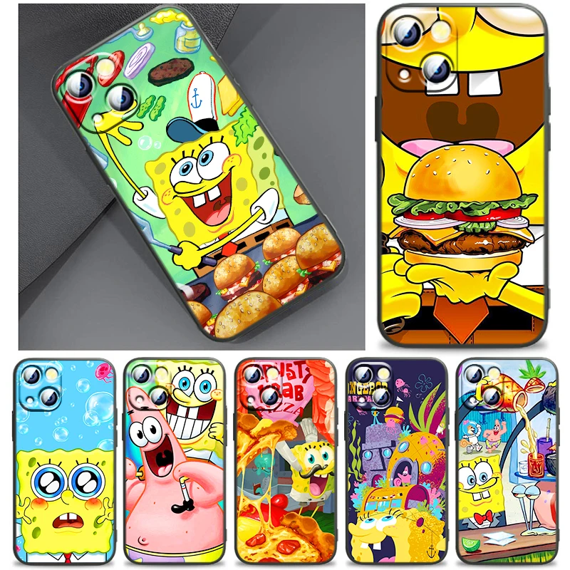 Cartoon Burger chef SpongeBob Phone Case For Apple iPhone 14 13 12 11 SE XS XR X 7 8 6 mini Plus Pro MAX 2020 Black Cover
Cartoon Burger chef SpongeBob Phone Case For Apple iPhone 14 13 12 11 SE XS XR X 7 8 6 mini Plus Pro MAX 2020 Black Cover