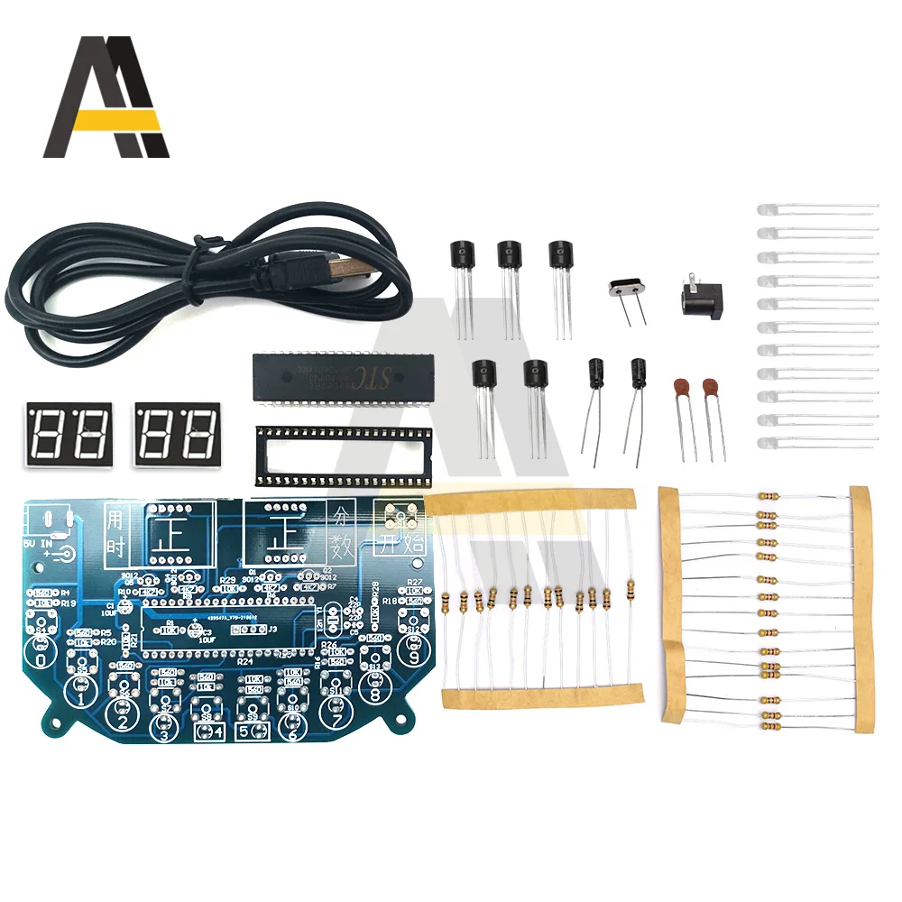 51 Single-chip Memory Exercise Instrument Electronic DIY Production Kit DC 4.5-5.5V 51 Single-chip Memory Exercise Module
51 Single-chip Memory Exercise Instrument Electronic DIY Production Kit DC 4.5-5.5V 51 Single-chip Memory Exercise Module
