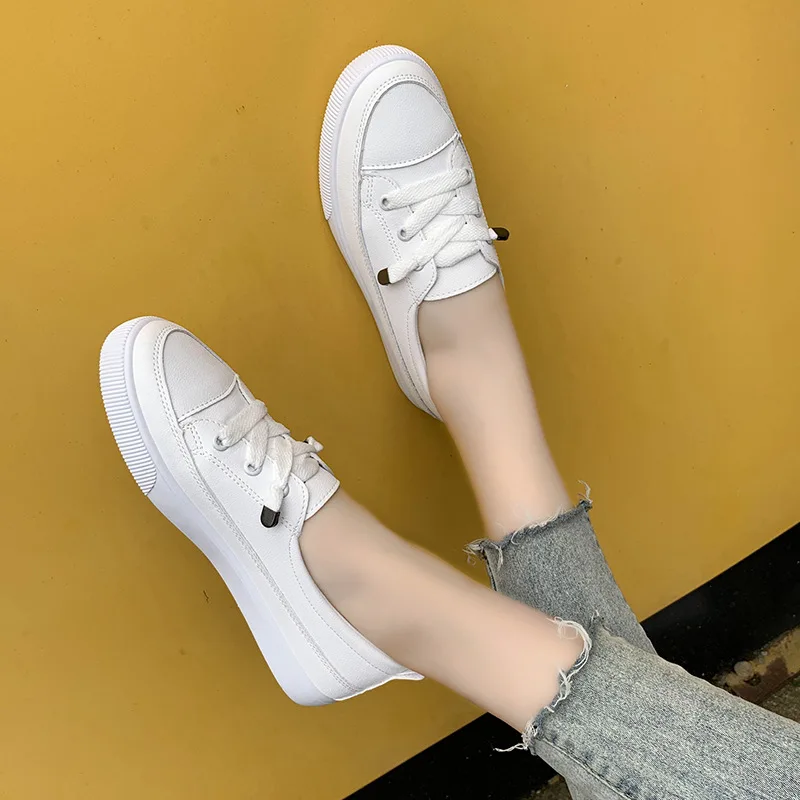 Womens Small White Shoes Pu Soft Leather Flat Shoes Female Casual Walking Shoes Nurse Shoes Woman Cozy Breathable White Sneakers
Womens Small White Shoes Pu Soft Leather Flat Shoes Female Casual Walking Shoes Nurse Shoes Woman Cozy Breathable White Sneakers