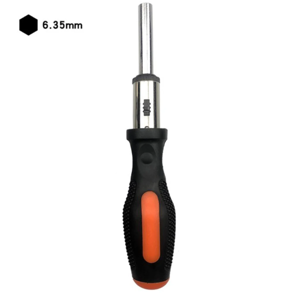 6.35mm Ratchet Screwdriver Bit Holder Straight Handle Screwdriver Extension Socket Ratchet Multifunction Hand Operated Tools
6.35mm Ratchet Screwdriver Bit Holder Straight Handle Screwdriver Extension Socket Ratchet Multifunction Hand Operated Tools