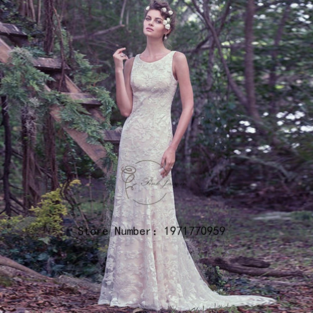 O Neck Simple Ivory Wedding Dresses For Bride Sleeveless Backless Mermaid Lace Court Train Bridal Gowns Robe De Marié 2023 New
O Neck Simple Ivory Wedding Dresses For Bride Sleeveless Backless Mermaid Lace Court Train Bridal Gowns Robe De Marié 2023 New